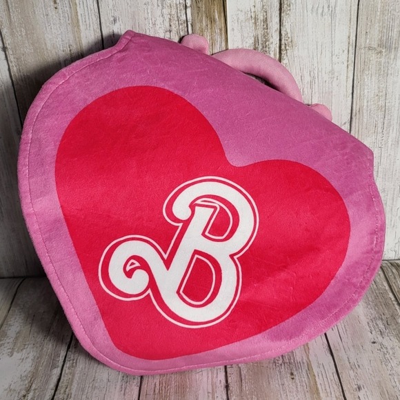 Cinemark Barbie Movie Blanket Bag Purse (ONLY THE BAG )Barbie Heart Shaped Pink - Picture 2 of 5